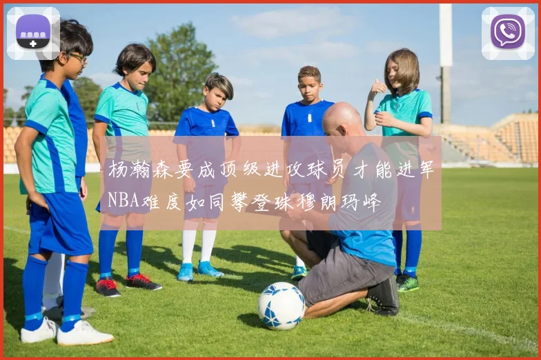杨瀚森要成顶级进攻球员才能进军NBA难度如同攀登珠穆朗玛峰